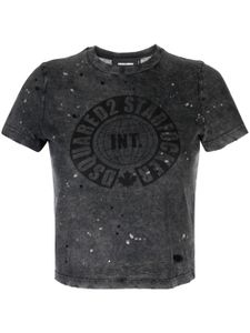 DSQUARED2 t-shirt en coton à logo imprimé - Noir