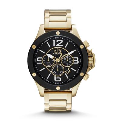Horlogeband Armani AX1511 Staal Doublé 22mm