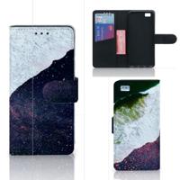 Huawei Ascend P8 Lite | Book Case | Sea in Space