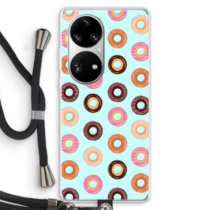 Donuts: Huawei P50 Pro Transparant Hoesje met koord