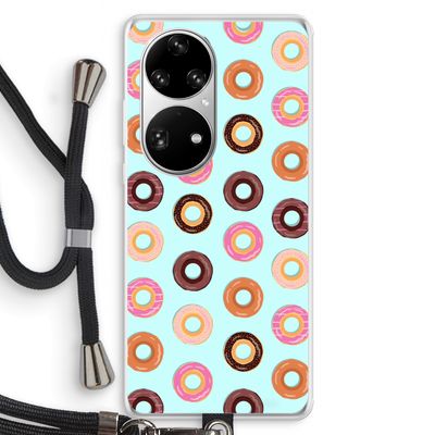Donuts: Huawei P50 Pro Transparant Hoesje met koord