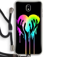 Hold My Heart: Samsung Galaxy J7 (2017) Transparant Hoesje met koord