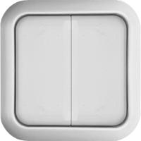 Benson opbouw schakelaar serie wit - 4650087