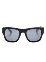 Philipp Plein lunettes de soleil carrées à plaque logo - Noir - thumbnail