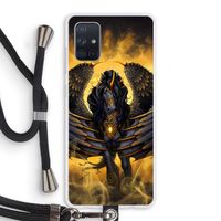 Pegasus: Samsung Galaxy A71 Transparant Hoesje met koord