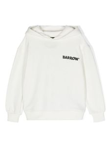 Barrow kids hoodie en coton à logo imprimé - Blanc