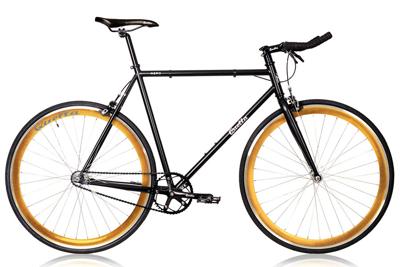 Quella Nero Goud Fixie Fiets Quella Nero Goud Fixie Fiets