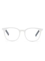 Moncler Eyewear lunettes de vue bicolores à monture carrée - Blanc