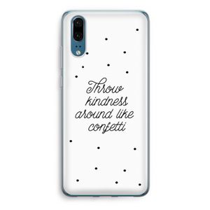 Confetti: Huawei P20 Transparant Hoesje