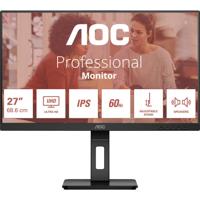 AOC U27E3UF LED-monitor Energielabel E (A - G) 68.6 cm (27 inch) 3840 x 2160 Pixel 16:9 4 ms DisplayPort, HDMI IPS LED