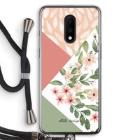 Sweet heaven geometrics: OnePlus 7 Transparant Hoesje met koord