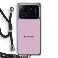 kwetsbaar: Xiaomi Mi 11 Ultra Transparant Hoesje met koord