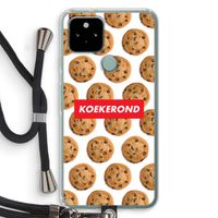 Koekerond: Pixel 5 Transparant Hoesje met koord