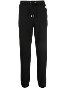 Karl Lagerfeld pantalon de jogging à patch logo - Noir