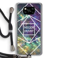 Negenduust ruimte: Xiaomi Poco X3 NFC Transparant Hoesje met koord