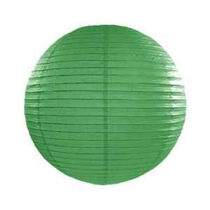 Bol lampion donker groen 25 cm