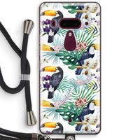 Tukans: HTC U12+ Transparant Hoesje met koord