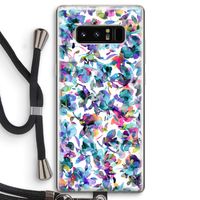 Hibiscus Flowers: Samsung Galaxy Note 8 Transparant Hoesje met koord