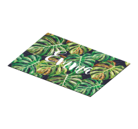 Gepersonaliseerde monstera bloemen vinyl placemats