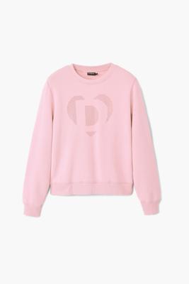 Desigual hart trui - RED - S Desigual hart trui - RED - S