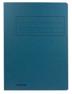Class&apos;ex dossiermap, 3 kleppen ft 23,7 x 32 cm (voor ft A4), blauw