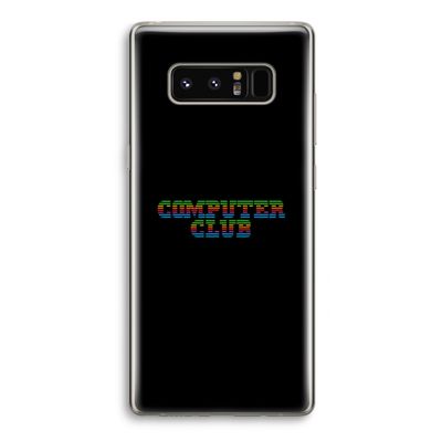 Retro: Samsung Galaxy Note 8 Transparant Hoesje
