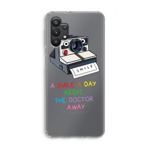 Smile: Samsung Galaxy A32 5G Transparant Hoesje
