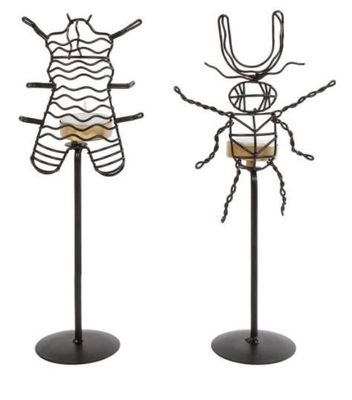 Theelicht insect op standaard L