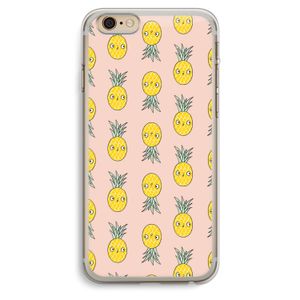 Ananas: iPhone 6 Plus / 6S Plus Transparant Hoesje