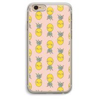 Ananas: iPhone 6 Plus / 6S Plus Transparant Hoesje
