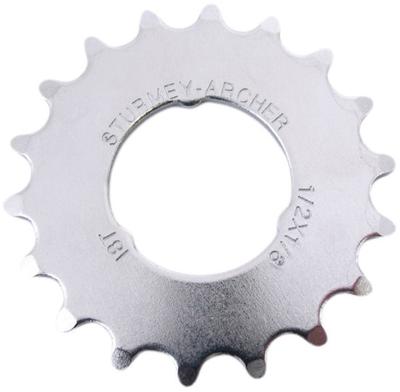 Tandwiel Sturmey Archer 18T - 1/8 Vlak model - Chroom