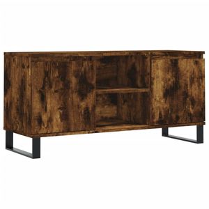 vidaXL Tv-meubel 104x35x50 cm bewerkt hout gerookt eikenkleurig