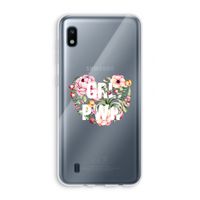 GRL PWR Flower: Samsung Galaxy A10 Transparant Hoesje GRL PWR Flower: Samsung Galaxy A10 Transparant Hoesje