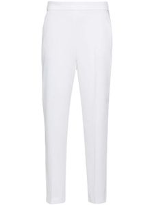 PINKO pantalon slim à taille haute - Blanc