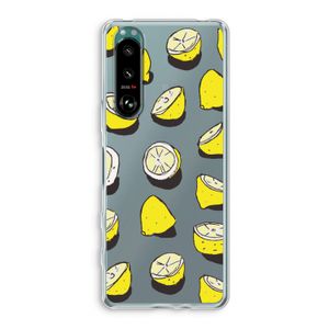 When Life Gives You Lemons...: Sony Xperia 5 III Transparant Hoesje