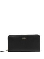 Smythson porte-monnaie zippé en cuir - Noir Smythson porte-monnaie zippé en cuir - Noir