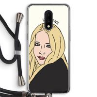 Mary Kate: OnePlus 7 Transparant Hoesje met koord