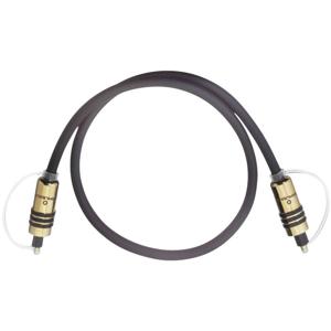 Oehlbach 6080 Toslink Digitale audio Aansluitkabel [1x Toslink-stekker (ODT) - 1x Toslink-stekker (ODT)] 0.50 m Grijs Vergulde steekcontacten