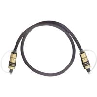 Oehlbach 6080 Toslink Digitale audio Aansluitkabel [1x Toslink-stekker (ODT) - 1x Toslink-stekker (ODT)] 0.50 m Grijs Vergulde steekcontacten