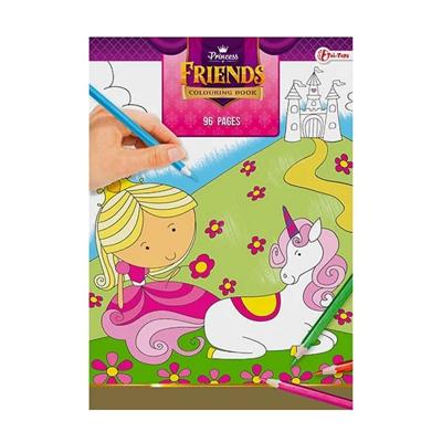 Princess Friends kleurboek 96 bladzijden