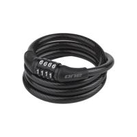 One kabelcijferslot 8100 8mm/100cm black/grey