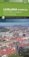 Wandelkaart - Fietskaart Ljubljana en omgeving | Kartografija