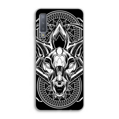 Oh Deer: Samsung Galaxy A7 (2018) Transparant Hoesje