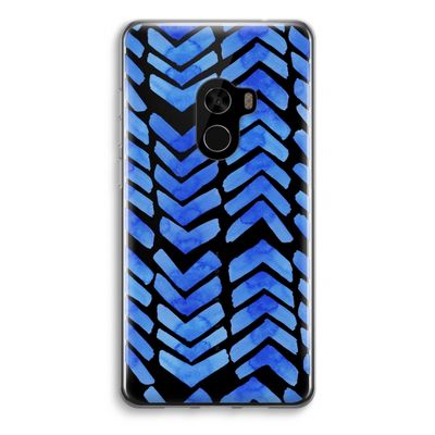 Blauwe pijlen: Xiaomi Mi Mix 2 Transparant Hoesje