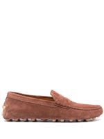 Tod's Gommino suede driving shoes - Marron