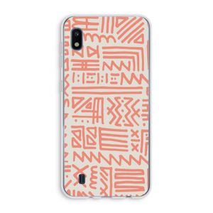 Marrakech Pink: Samsung Galaxy A10 Transparant Hoesje