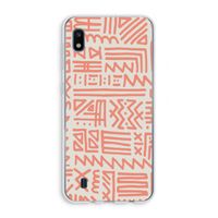 Marrakech Pink: Samsung Galaxy A10 Transparant Hoesje