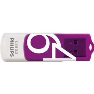 Philips FM64FD00B USB flash drive 64 GB USB Type-A 3.0 (3.1 Gen 1) Paars, Wit