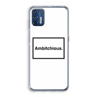 Ambitchious: Motorola Moto G9 Plus Transparant Hoesje