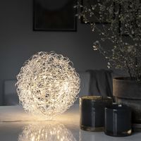Konstsmide Kerstdecoratie - Sfeervolle kerstdecoratie bal - 3000K Warm wit - 80 LEDs - IP20 - 25 cm - kerstverlichting